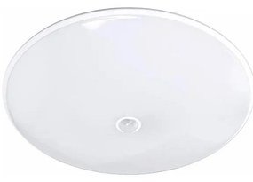 LED vonkajšie stropné svietidlo s pohybovým senzorom VISTA LED/15W/230V pr. 26 cm IP54 biela