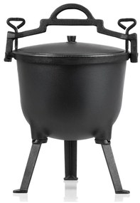 Litinový kotlík KESEL 8 L černý