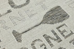 Koberec / Behúň FLEX 19118/P19 hnedý / krémový