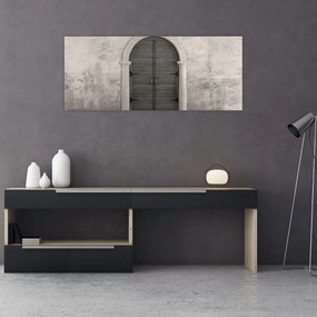 Obraz - Tajomné dvere (120x50 cm)