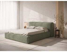 Zelené čalúnené čelo postele 209x100 cm Olivia – Micadoni