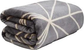 Deka prehoz CARLOS 150x200 cm - šedá