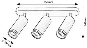 Rabalux SENOBIA stropné svietidlo 73035