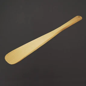 AMADEA Drevená lyžica na topánky, masívne drevo, 37 cm