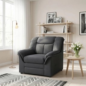 XXXLutz KRESLO, textil, čierna MID.YOU - Online Only obývacie izby - 001776007413