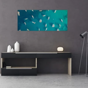 Obraz - Plachetnica (120x50 cm)