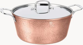 Nepriľnavý hrniec's pokrievkou Hammered Copper