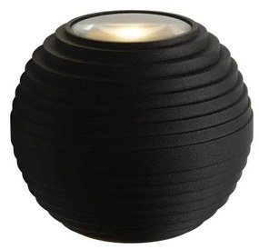 Lucide 17804/06/30 - LED vonkajšie nástenné svietidlo AYO 2xLED/3W/230V čierne