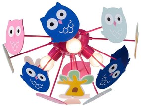 Rabalux 6389 - Detský prisadený luster BIRDY 3xE14/40W/230V