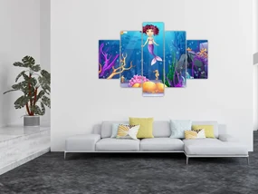 Obraz - Vodná víla (150x105 cm)