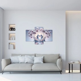 Obraz - Diamantové srdce (90x60 cm)