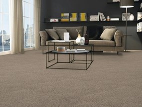 ITC, Koberec metráž Velveti 6984, na mieru, šíře 4m, béžová, twinback (filc+juta), obchodné priestory