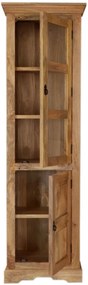 furniture-nabytek.cz - Drevená vitrína z masívu mango 60x200x45