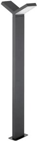 Vonkajšie LED lampa Park 2 x 6W 125 tmavo sivé