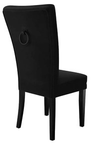 Čalúnená jedálenská stolička ST67 + klopadlo, Farby: čierna, Potah: Magic Velvet 2219