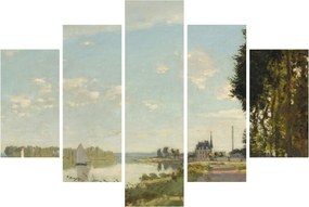 Obraz - Claude Monet, Argenteuil, reprodukcia (150x105 cm)