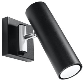 Nástenné bodové svietidlo DIREZIONE 1xGU10/40W/230V čierna