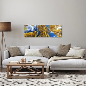 Obraz - Aspen (s hodinami) (90x30 cm)