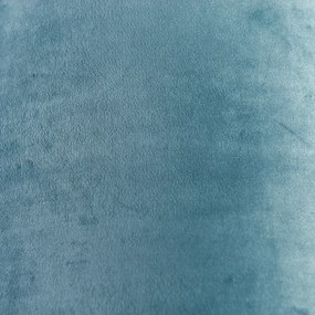 Zamatové tienidlo modré 40/40/40 so zlatým interiérom