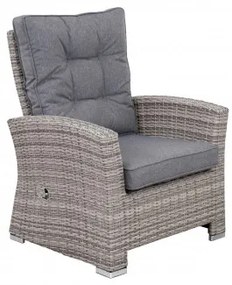 Doppler LIMA sivá - polohovacie ratanové sedenie