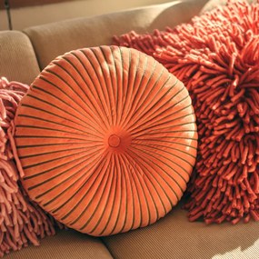 HK living Dekoratívny zamatový vankúš Sienna Ø 50 cm