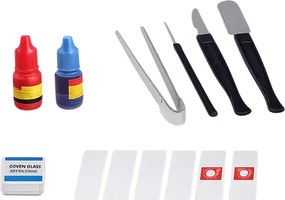 LEAN Toys Vzdelávací mikroskop pre deti s príslušenstvom, zväčšenie 300x