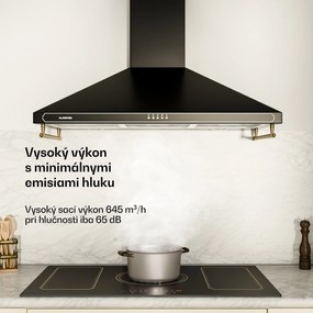 Klarstein Victoria 90, digestor, 90 cm, nástenný, 644,5 m³/h, LED, retro dizajn, slonovinový