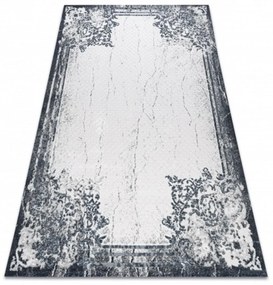 Luxusný kusový koberec akryl Rumia šedomodrý 80x100cm