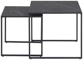 Actona Set príručných stolíkov Infinity (2 ks) - čierna