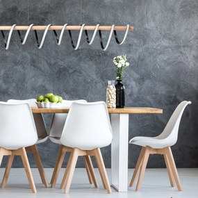 Toolight Toolight, LED stropné svietidlo 120cm 30W 4000K APP1288-CP, čierna-hnedá, OSW-00943