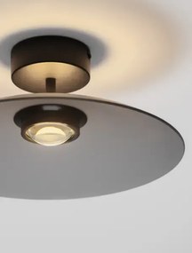 LED čierno-dymová dizajnové stropné svietidlo Polifemo 40
