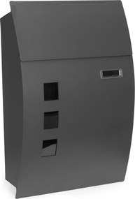 ModernHome Poštová schránka - antracitová, oceľová ModernHome