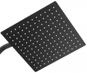 Sprchová súprava GABI s termostatickou batériou - 30x30 cm - čierna matná