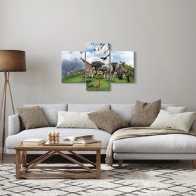 Obraz - Zvieratká na ostrove (90x60 cm)