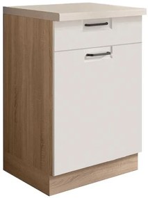 Skrinka do kuchyne Favorit 4d Sonoma/White