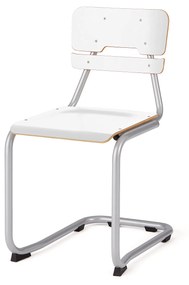 Školská stolička LEGERE I, V 450 mm, biela