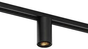 Moderný čierny reflektor pre 1-fázový koľajnicový systém GU10 35 mm - Iconic Ruby Honey