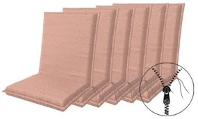 Doppler ART 4041 nízky - set 6 ks - podušky na stoličku a kreslo