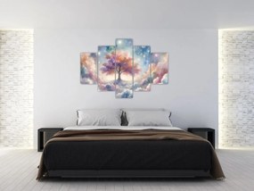 Obraz – Strom života v oblakoch (150x105 cm)
