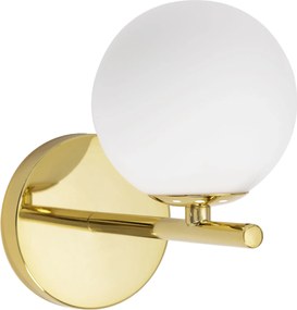 Toolight - nástenné sklenené svietidlo Classic APP684-1W, zlatá, OSW-05639