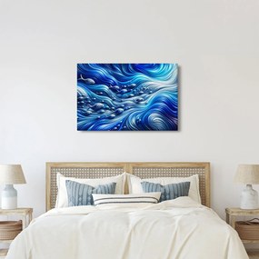 Obraz – Ryby vo vlnách (90x60 cm)