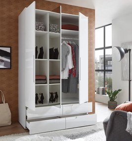 Šatníková skriňa so zásuvkami Spice