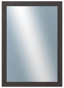 DANTIK - Zrkadlo v rámu, rozmer s rámom 50x70 cm z lišty RETRO tmavo šedá (2529)