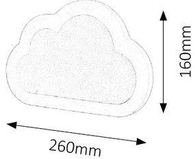 RABALUX Detské nástenné svietidlo BABETTE (MRÁČIK)