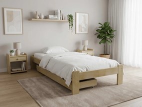 Posteľ Ada 80 x 200 cm, borovica Matrac: Matrac SOMMERA 18 cm