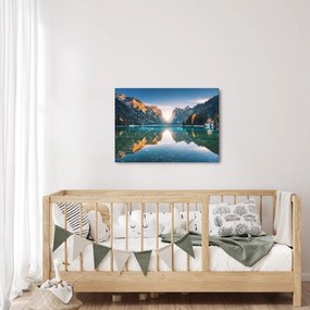 Obraz - Horské jazero (70x50 cm)