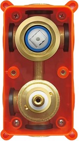 Rea Lungo, podomietká vaňová súprava so sprchou + box P6300 - komplet sada, zlatá, REA-P4125