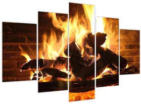 Obraz - Oheň (150x105 cm)