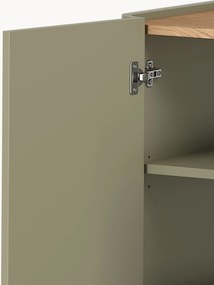 Komoda Elivo 150 cm so zásuvkami - eukalyptus / dub baltic dune