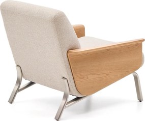 Béžové ženilkové kreslo Amsen – Kave Home